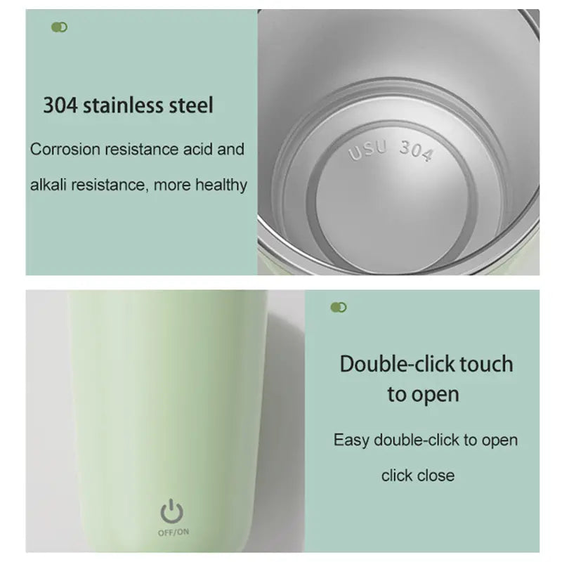 Self-Stirring Coffee Mug | Rechargeable Electric Mixing Cup