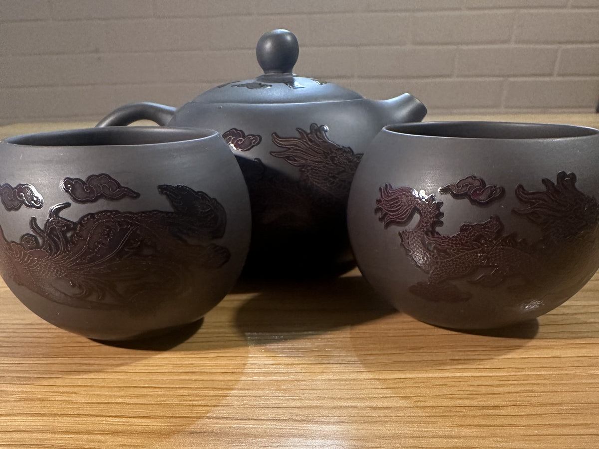Color Changing Dragon & Phoenix Teapot