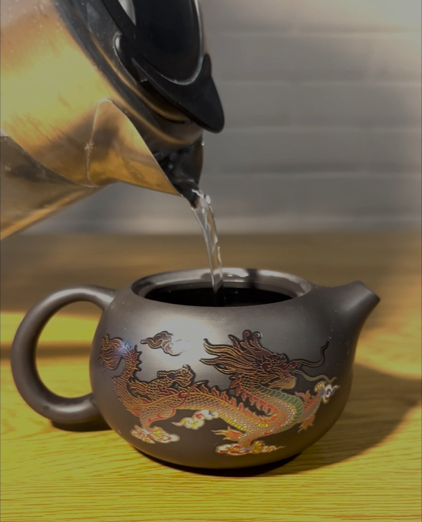 Color Changing Dragon & Phoenix Teapot