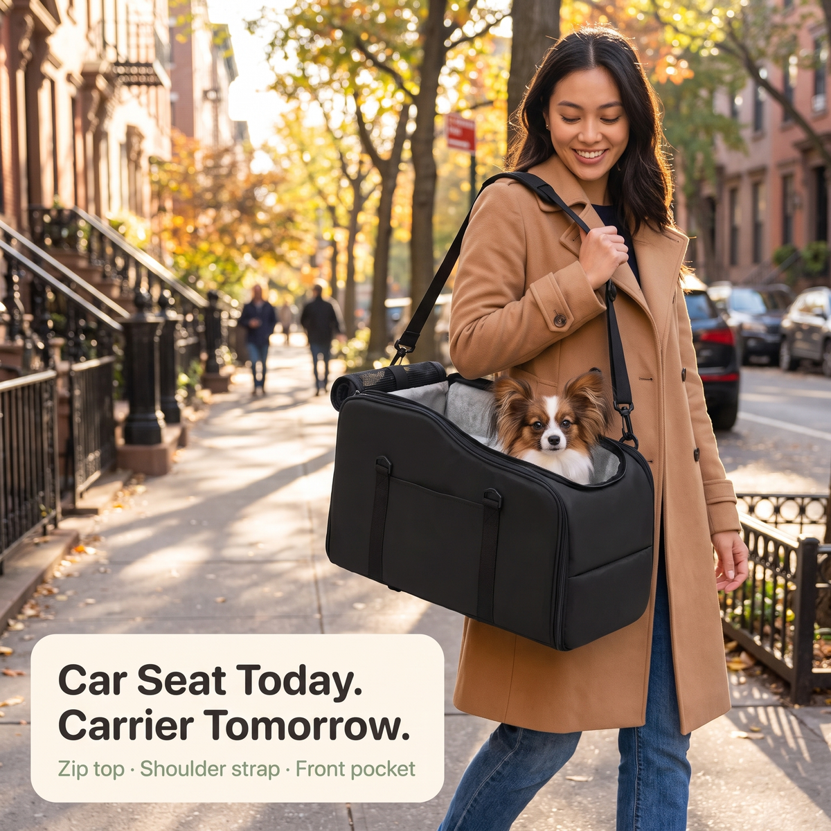 NestRide Dog Car Seat & Carrier