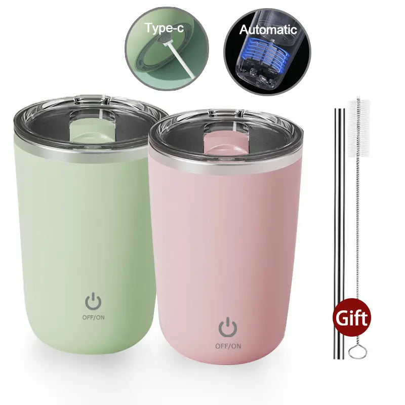Self-Stirring Coffee Mug | Rechargeable Electric Mixing Cup