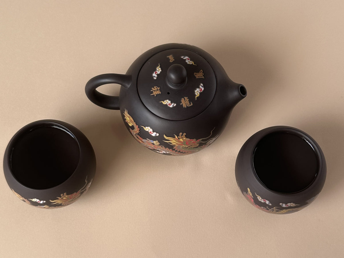 Color Changing Dragon & Phoenix Teapot
