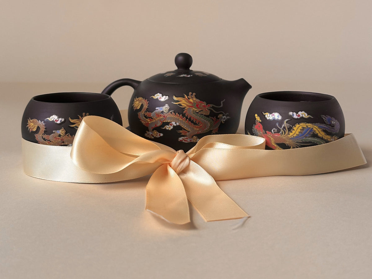Color Changing Dragon & Phoenix Teapot