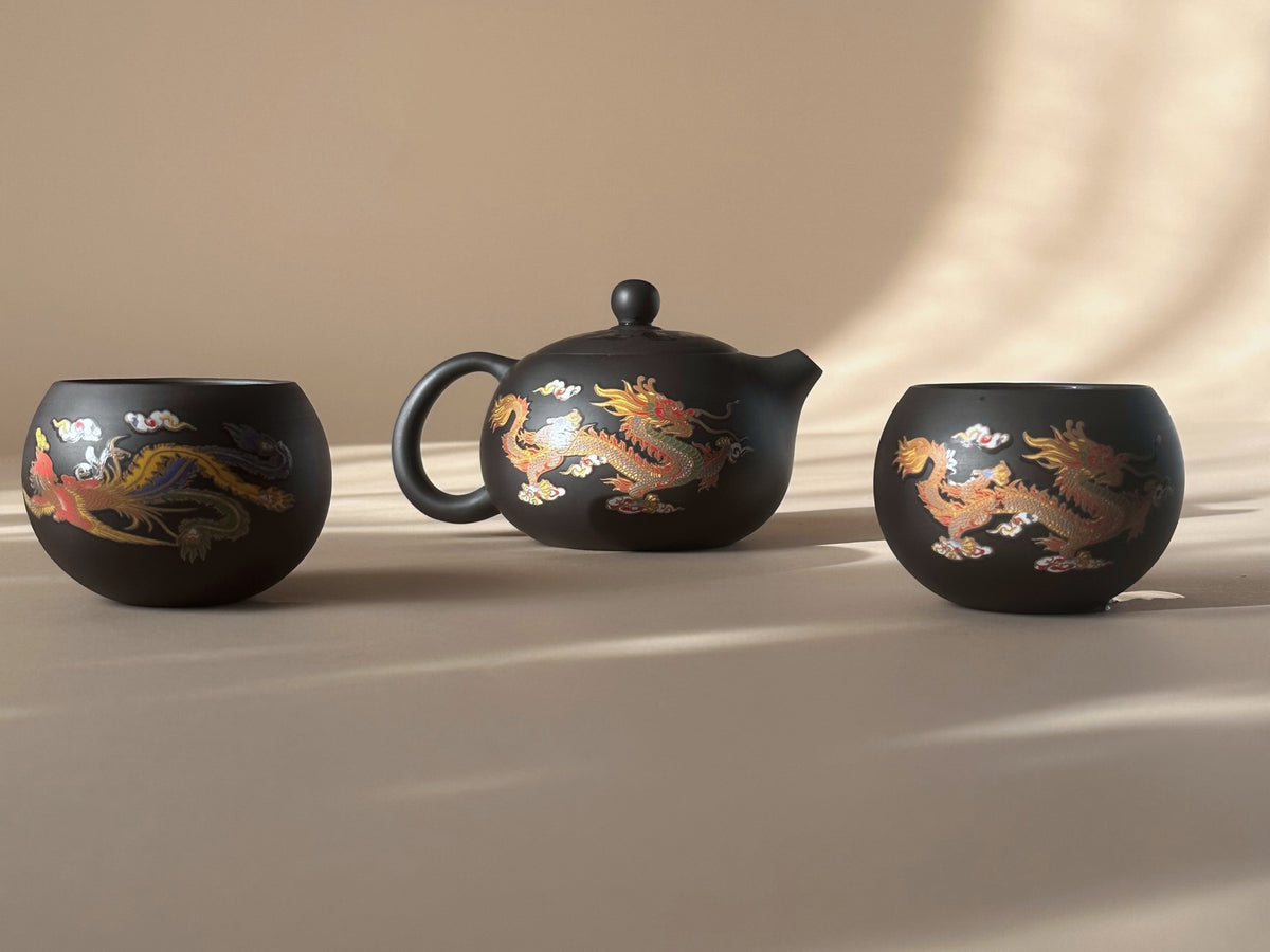 Color Changing Dragon & Phoenix Teapot