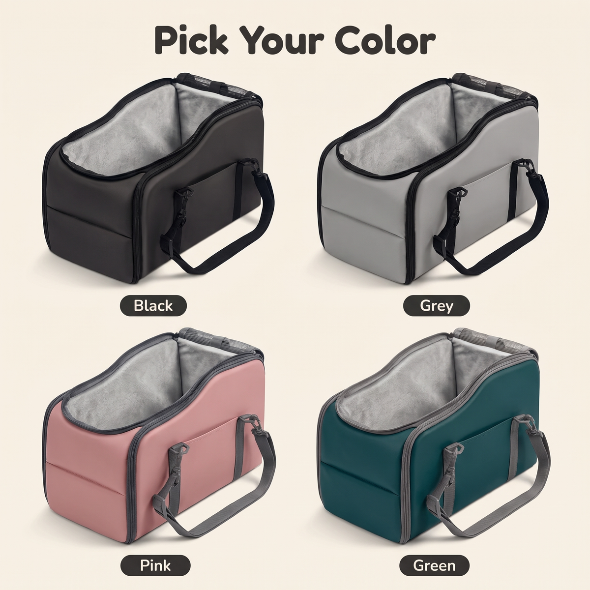 NestRide Dog Car Seat & Carrier