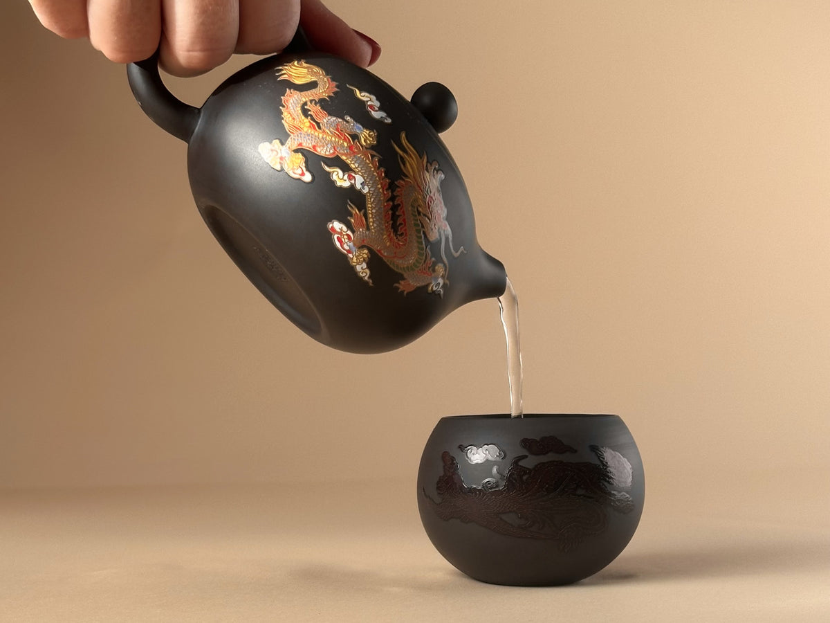 Color Changing Dragon & Phoenix Teapot